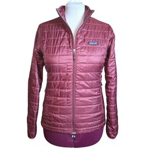 Patagonia Women's Puffer Jacket - Maroon size M